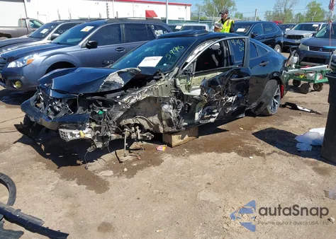 2019 Honda Civic Si из США, поврежденный, VIN 2HGFC1E5XKH705996